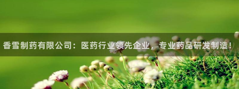 九游会老哥俱乐部官方网站：香雪制药有限公司：医药行业领先企业，专业药品研发制造！