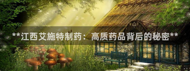 9游会老哥：**江西艾施特制药：高质药品背后的秘密**