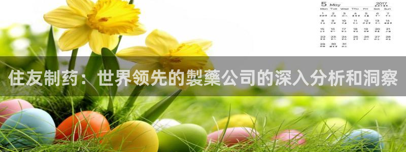ag九游老哥俱乐部：住友制药：世界领先的製藥公司的深入分析和洞察