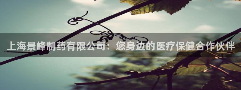 老哥俱乐部是干什么的：上海景峰制药有限公司：您身边的医疗保健合作伙伴