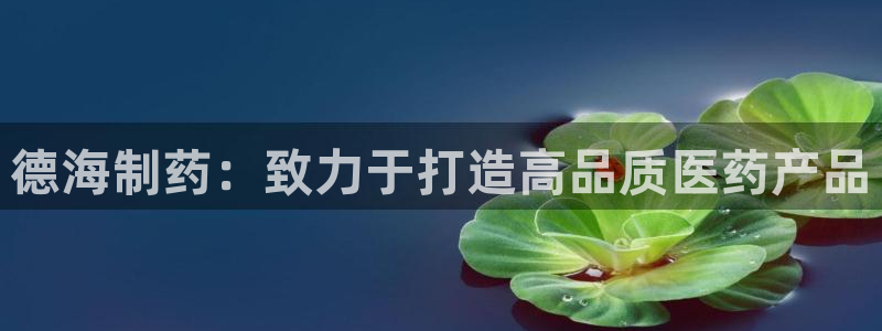 9游会老哥俱乐部：德海制药：致力于打造高品质医药产品